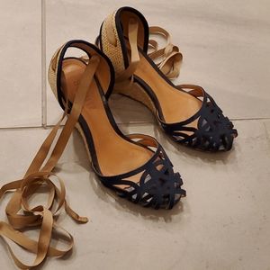 Schutz High Heeled Espadrilles